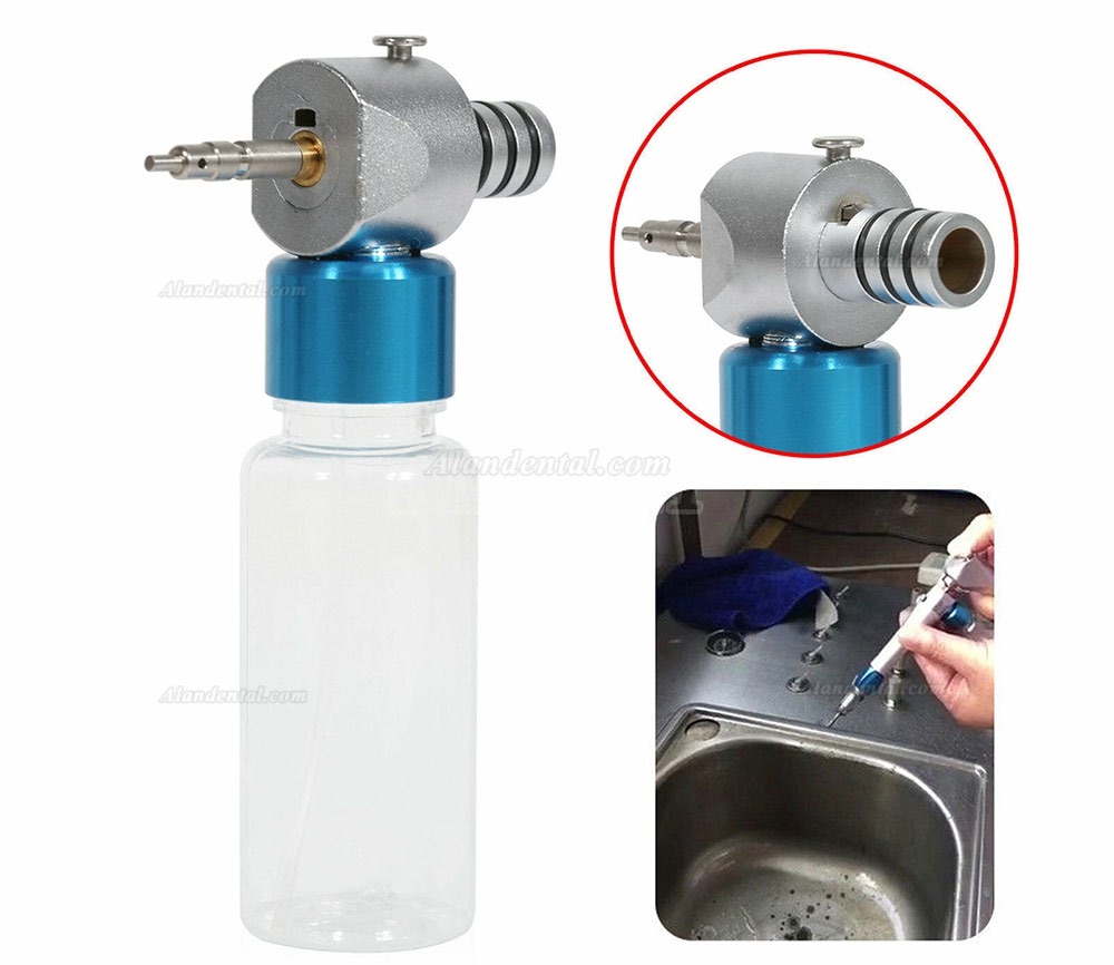 Dental Low Speed Handpiece Cleaning Lubrication Cleaner Oiling Press Air Button